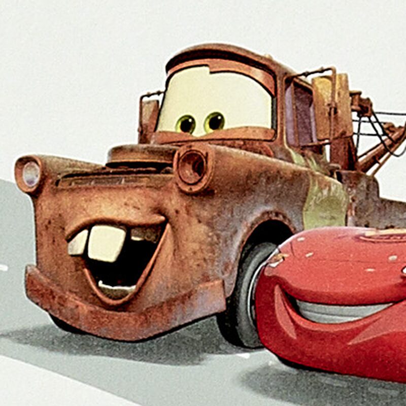 Papier peint CARS CIRCUIT coloris blanc
