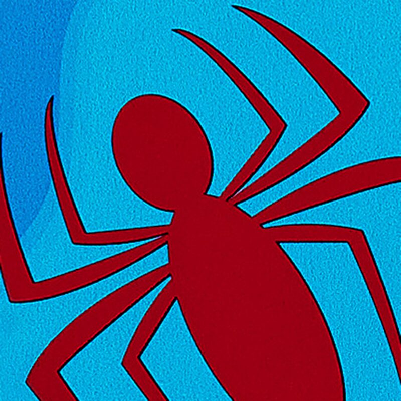 Papier peint BLUE SPIDERMAN coloris bleu électrique