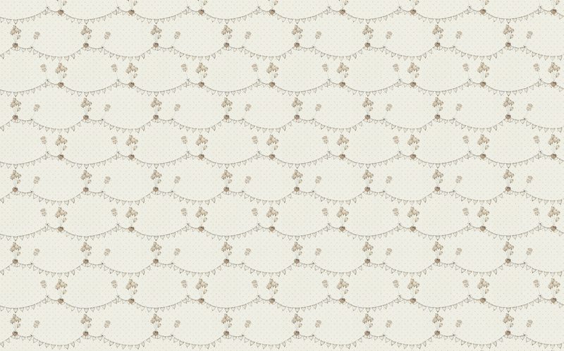 Papier peint POETIC PARTY coloris marron glacé