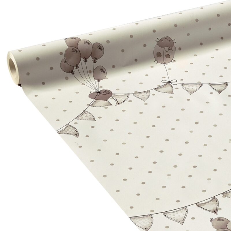 Papier peint POETIC PARTY coloris marron glacé