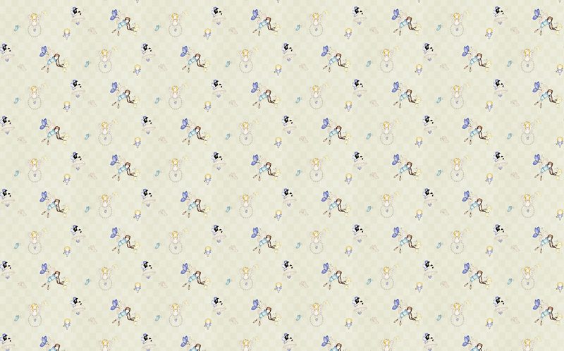 Papier peint FAIRY PARTY coloris flanelle