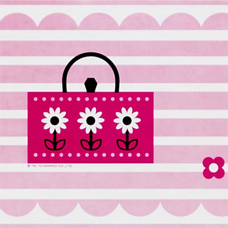 Frise vinyle LITTLE HELLO KITTY coloris rose kitty