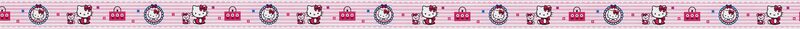 Frise vinyle LITTLE HELLO KITTY coloris rose kitty