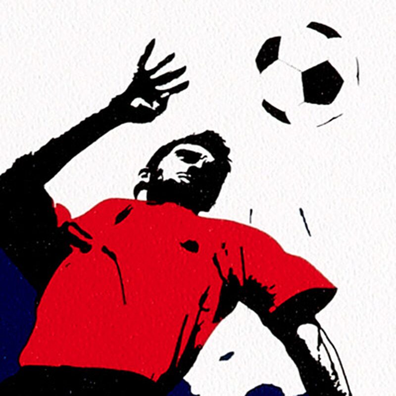 Papier peint PSG coloris blanc