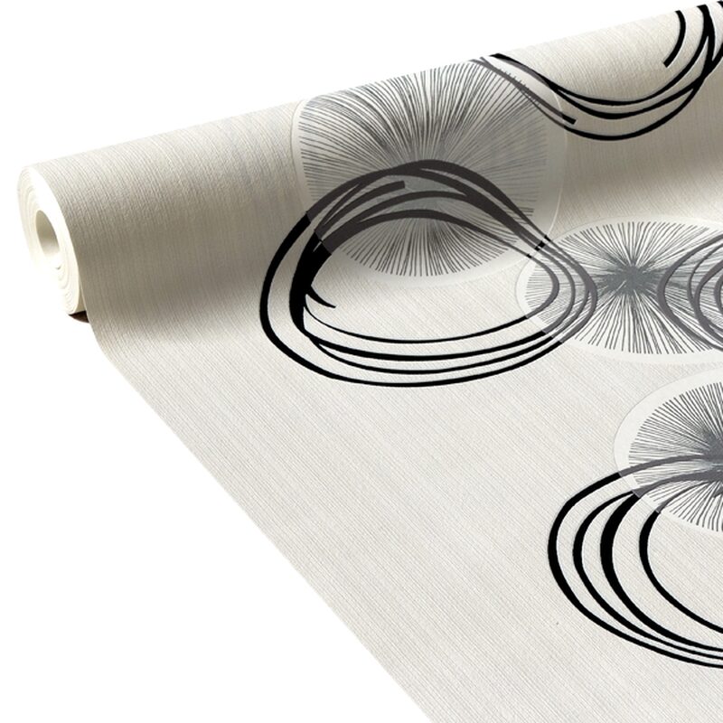 Papier peint intissé HAPI coloris blanc
