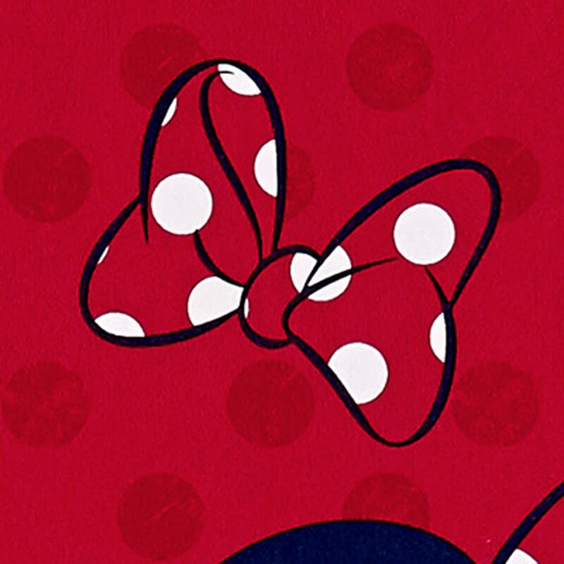 Papier peint HAPPY MINNIE coloris rouge minnie