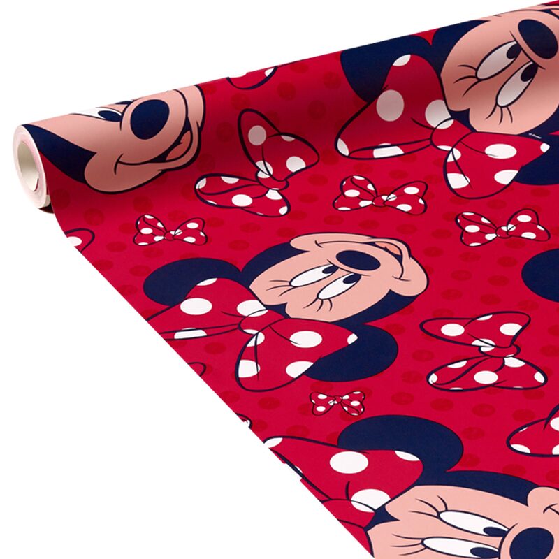 Papier peint HAPPY MINNIE coloris rouge minnie