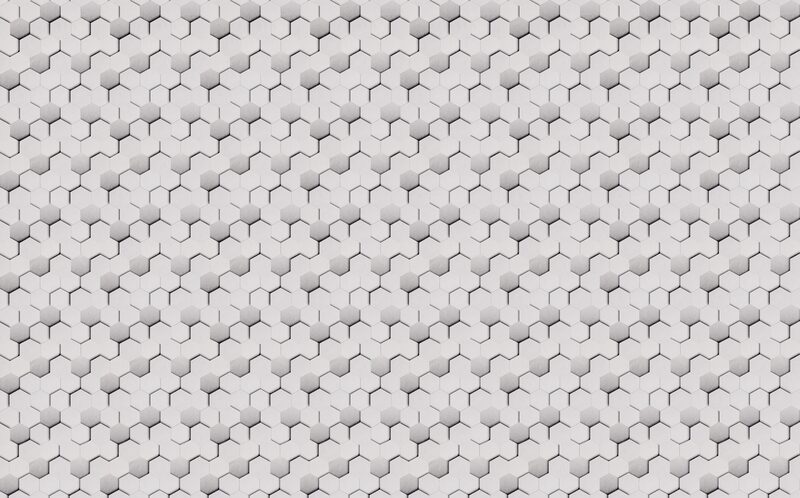 Papier peint intissé HEXACUIR coloris reflet grisé