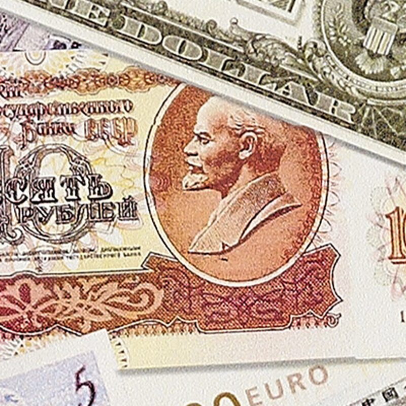 Papier peint intissé MONEY MONEY coloris orange