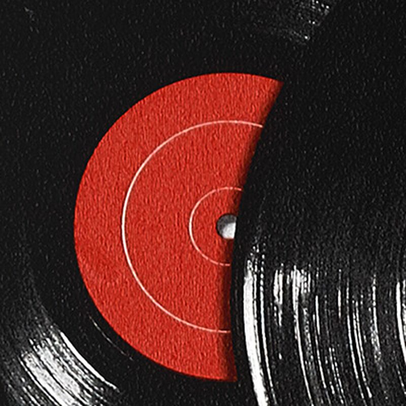 Papier peint MUSIKOS coloris noir vinyle