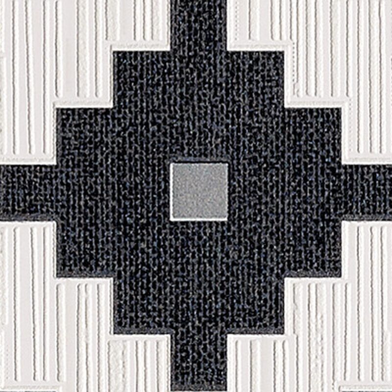 Papier peint vinyle AZTEK coloris noir