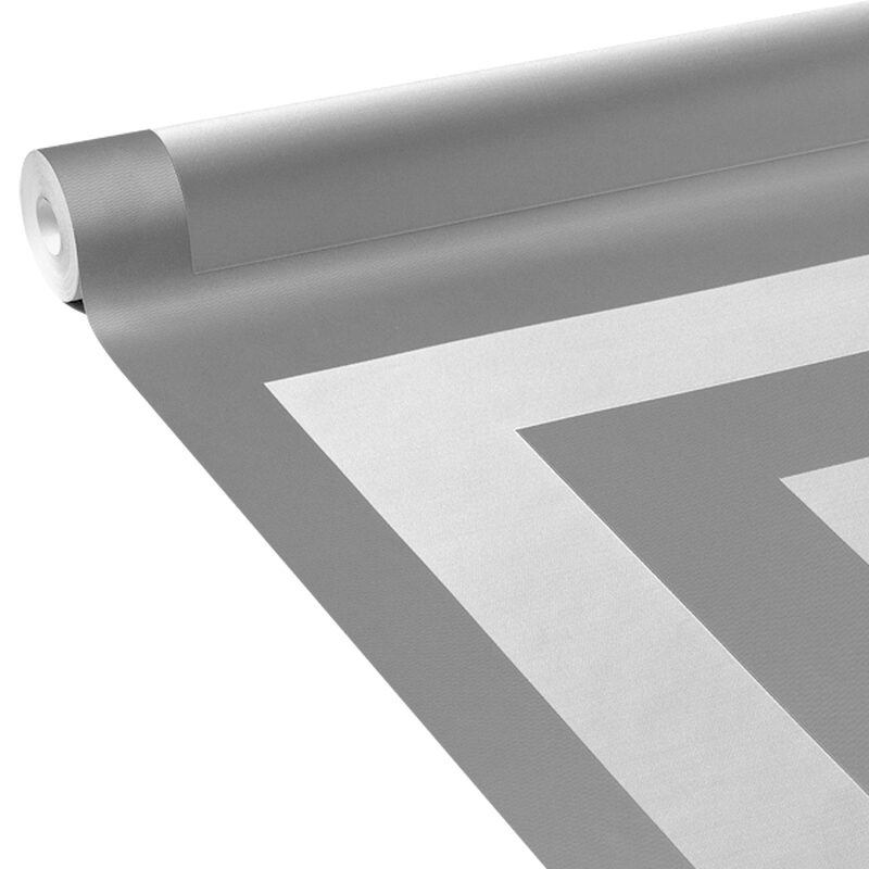 Papier peint intissé VERSACE GRECO coloris gris manet