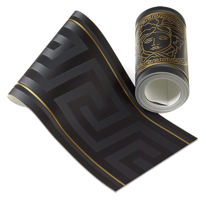 Frise vinyle VERSACE GRECO coloris noir