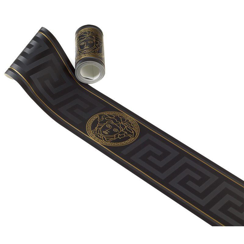 Frise vinyle VERSACE GRECO coloris noir