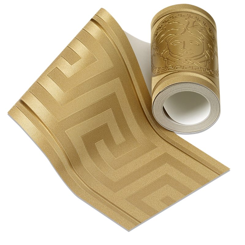 Frise vinyle VERSACE GRECO coloris or