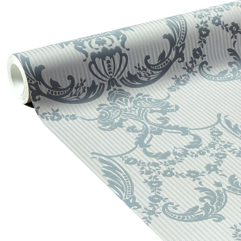 Papier peint intissé PALAIS coloris argent