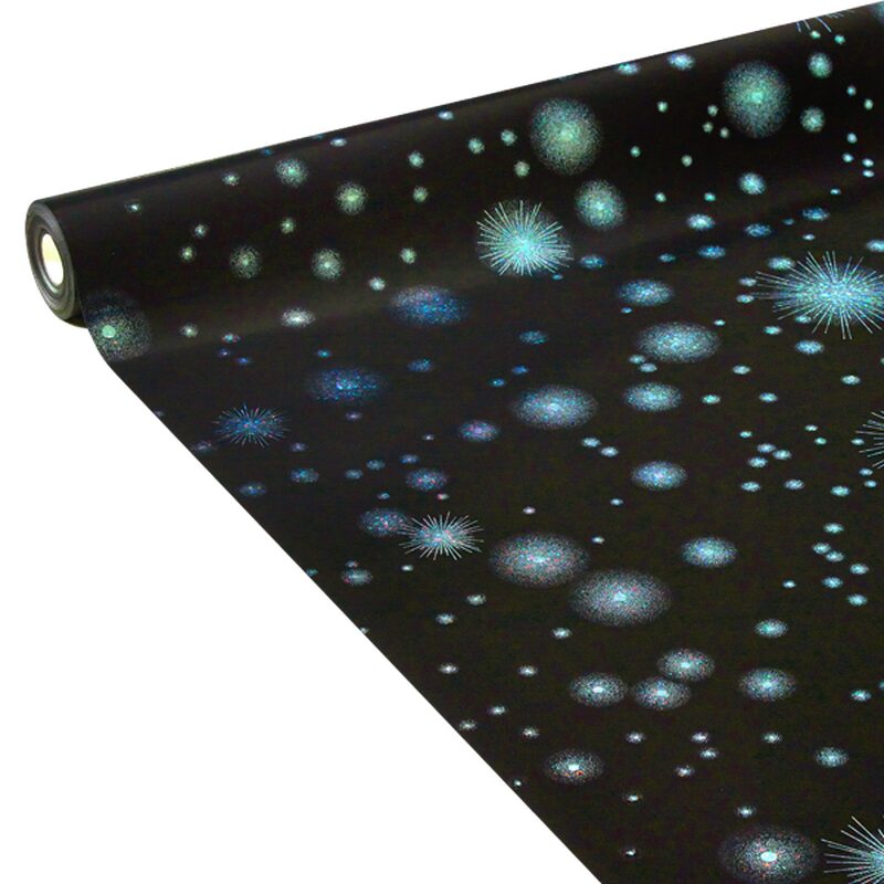 Papier peint intissé POUSSIÈRE D'ÉTOILES coloris noir