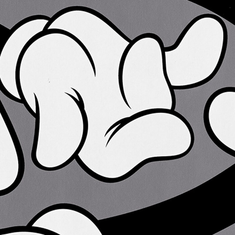 Papier peint MICKEY'S HAND coloris gris béton