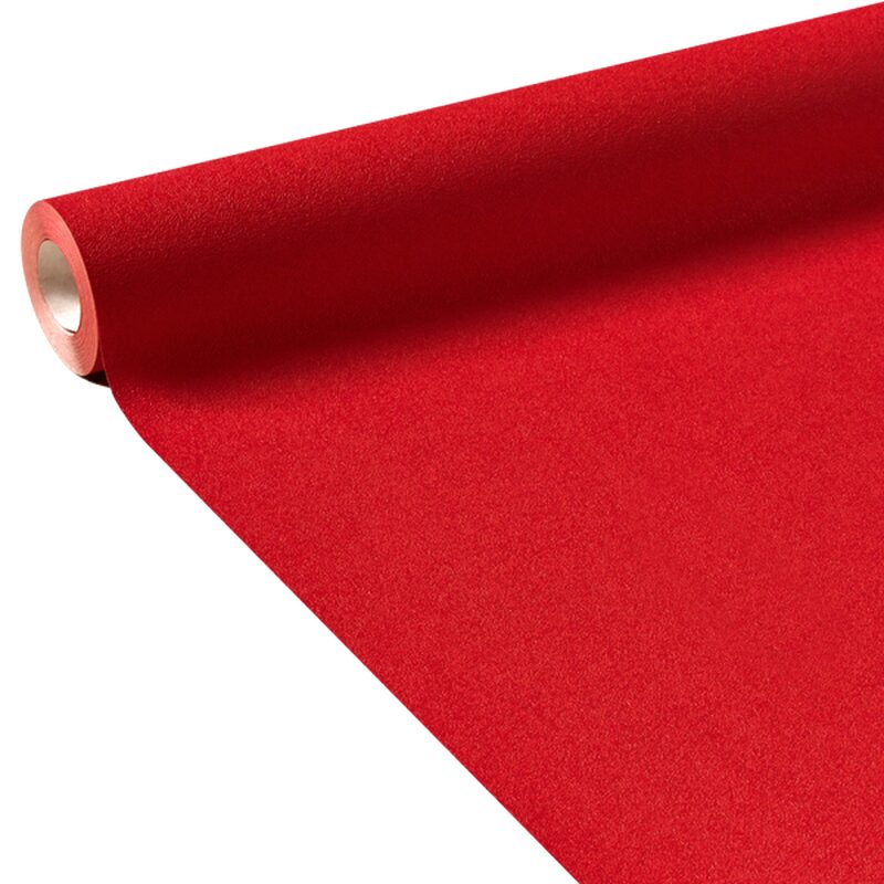 Papier peint intissé INFINITY coloris rouge coquelicot