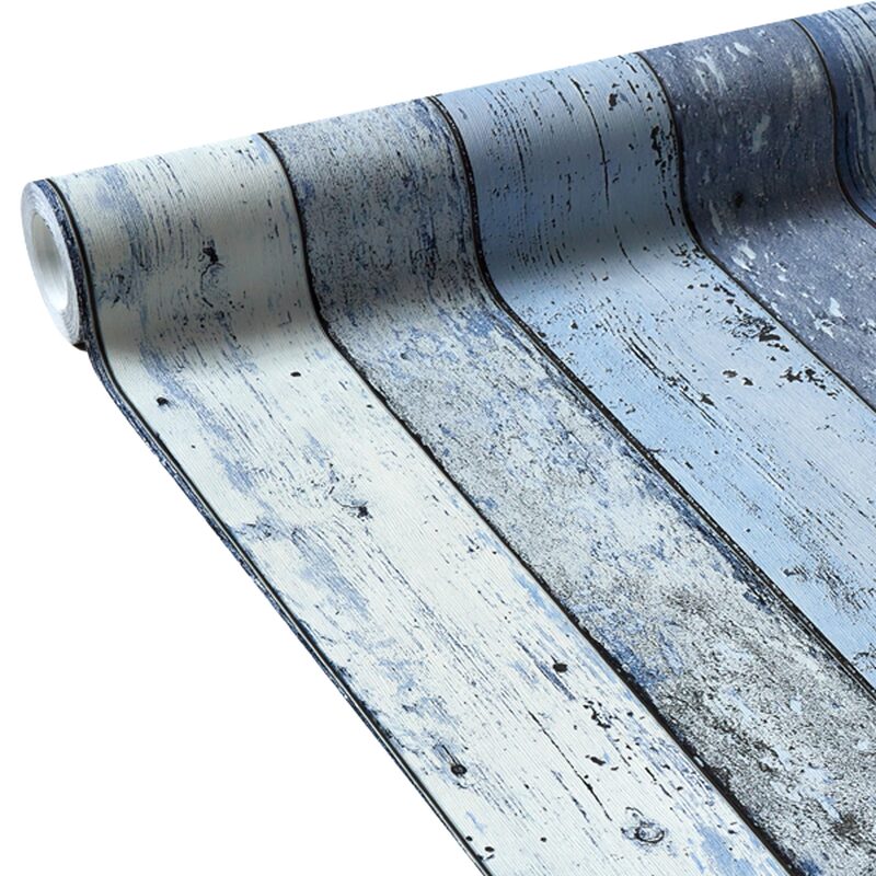 Papier peint intissé COLOURWOOD coloris bleu marin
