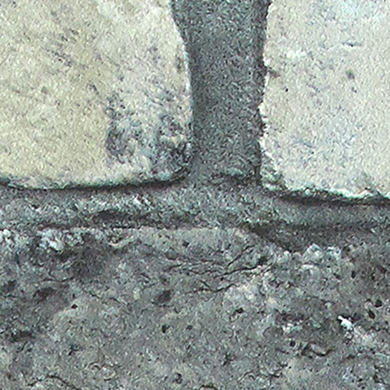 Papier peint intissé STONE BRICK coloris gris béton