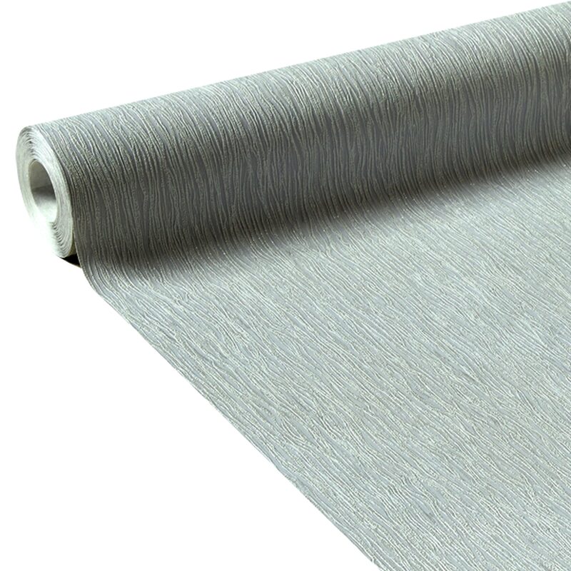 Papier peint intissé GLAM'LINE coloris gris perle