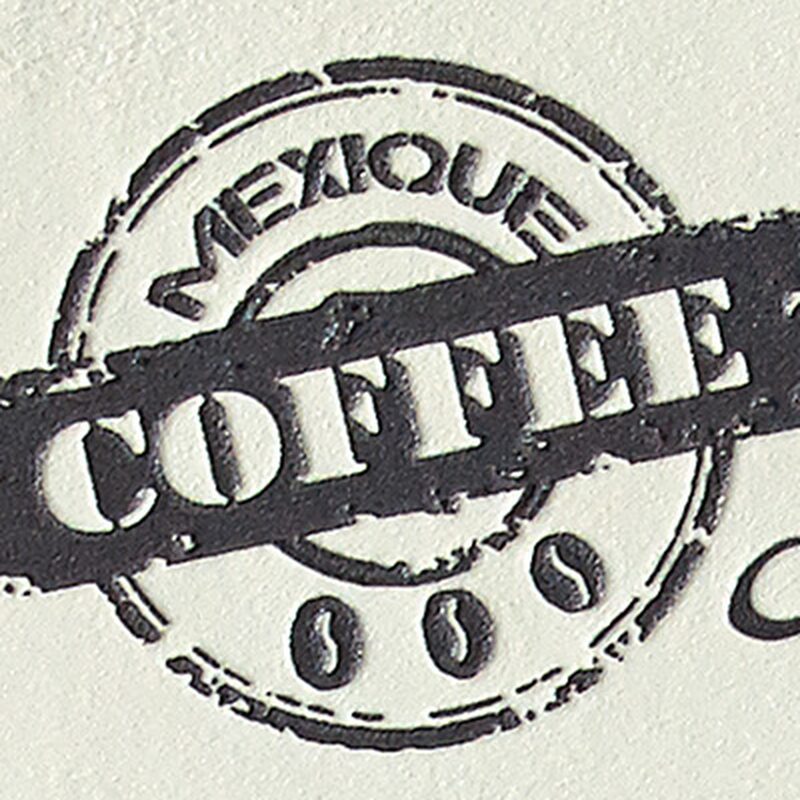 Papier peint vinyle 100% COFFEE coloris écru
