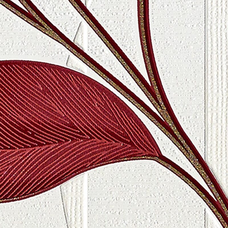 Papier peint intissé FLORIANE coloris blanc