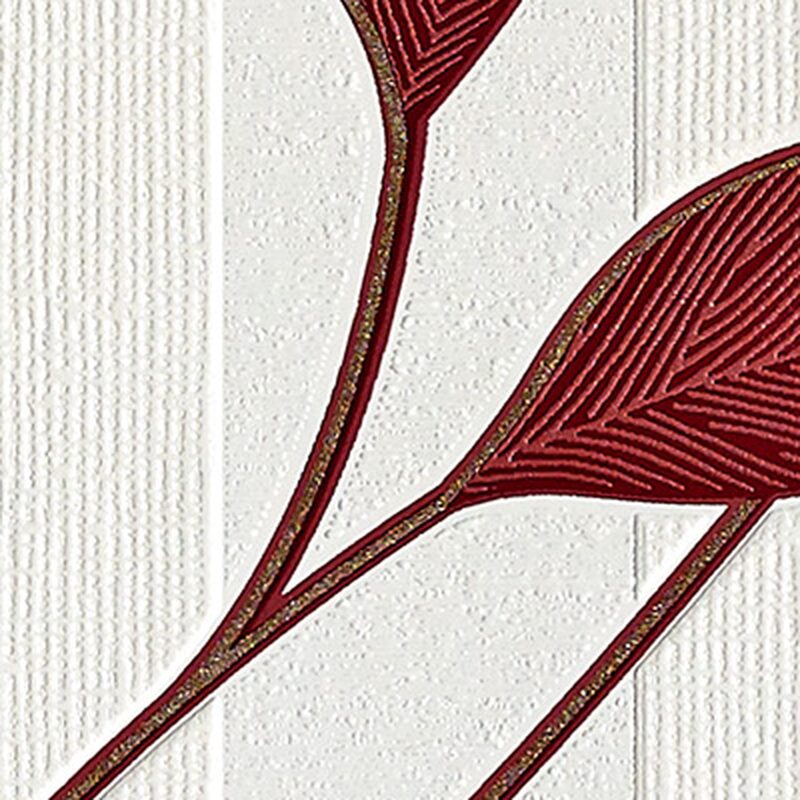 Papier peint intissé FLORIANE coloris blanc