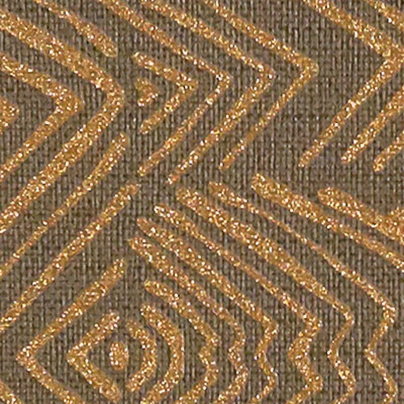 Papier peint intissé TRIBAL coloris chocolat