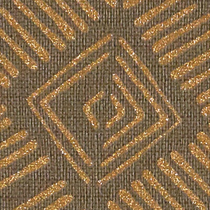 Papier peint intissé TRIBAL coloris chocolat