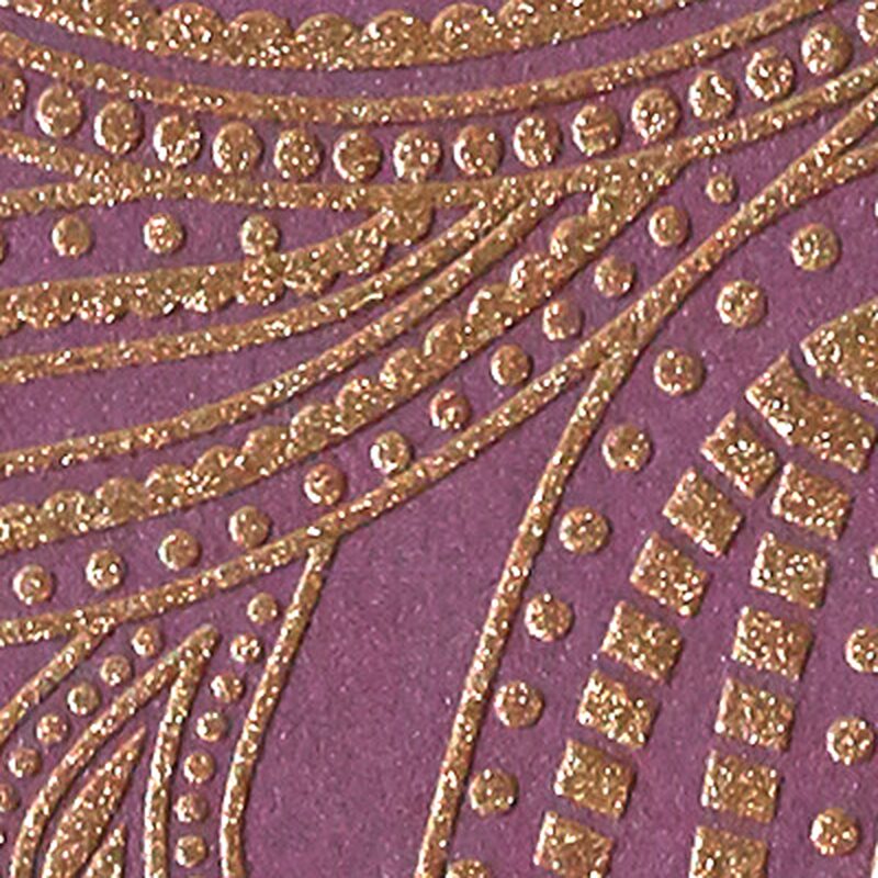 Papier peint intissé SCHEHERAZADE coloris violet