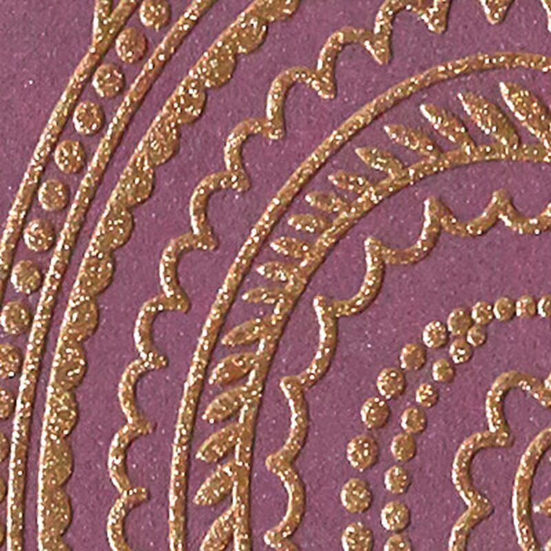 Papier peint intissé SCHEHERAZADE coloris violet