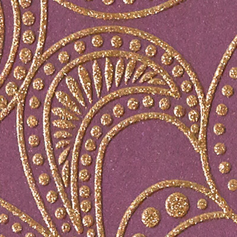 Papier peint intissé SCHEHERAZADE coloris violet