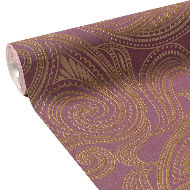 Papier peint intissé SCHEHERAZADE coloris violet