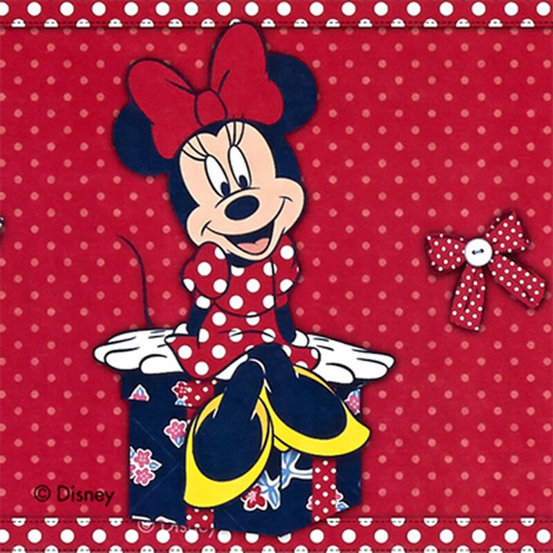 Frise vinyle MINNIE coloris rouge minnie