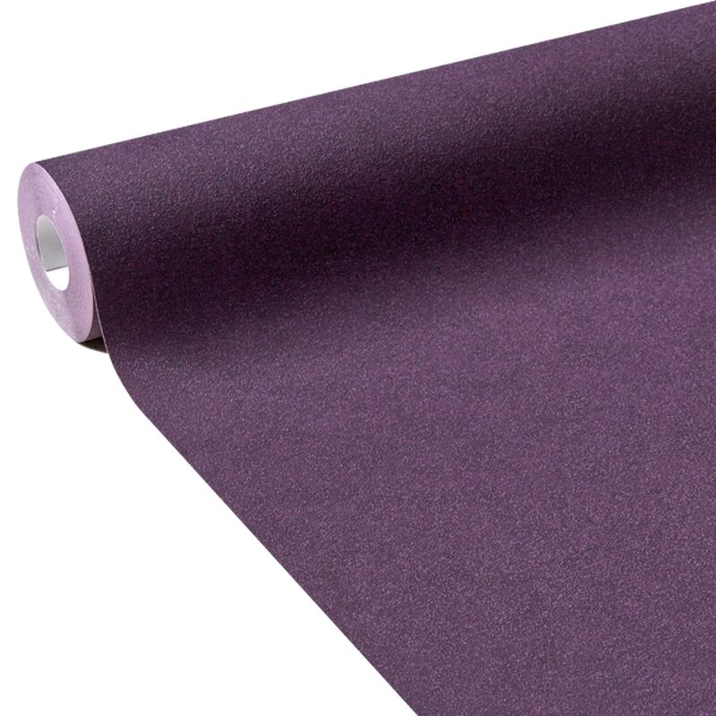 Papier peint intissé AKOYA coloris aubergine
