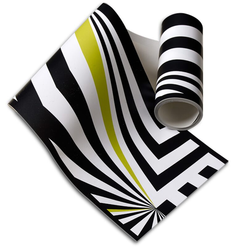 Frise vinyle PSYCHEDELIC coloris noir