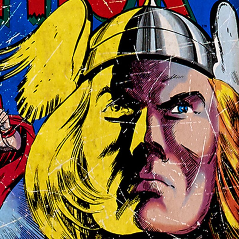 Papier peint HEROS MARVEL coloris multicolore
