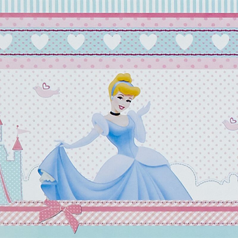 Frise vinyle PRINCESS coloris bleu pastel