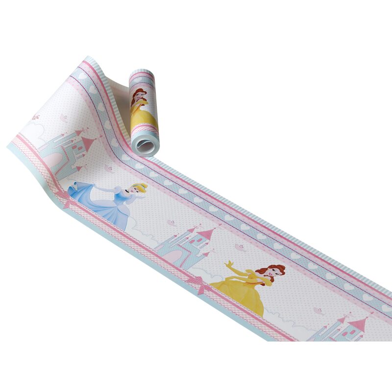 Frise vinyle PRINCESS coloris bleu pastel