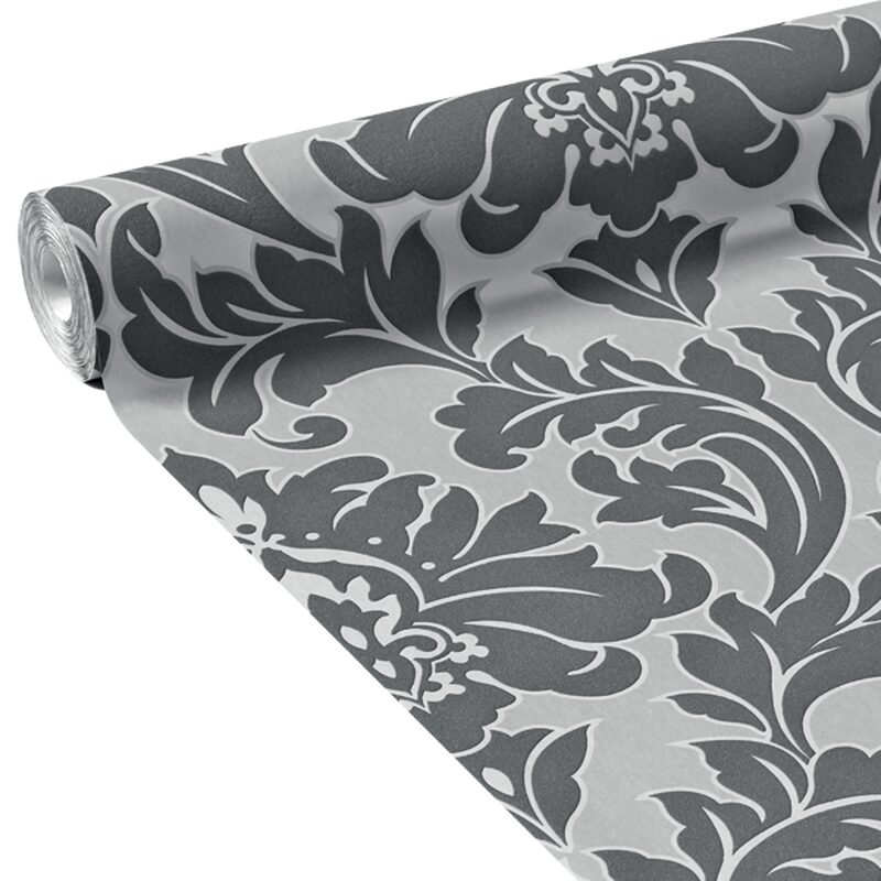 Papier peint intissé MAJESTIC coloris argent