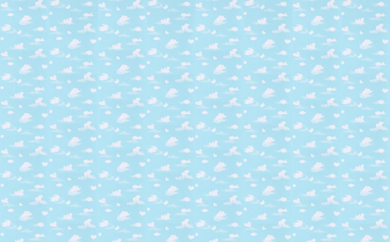 Papier peint IN THE SKY coloris bleu pastel