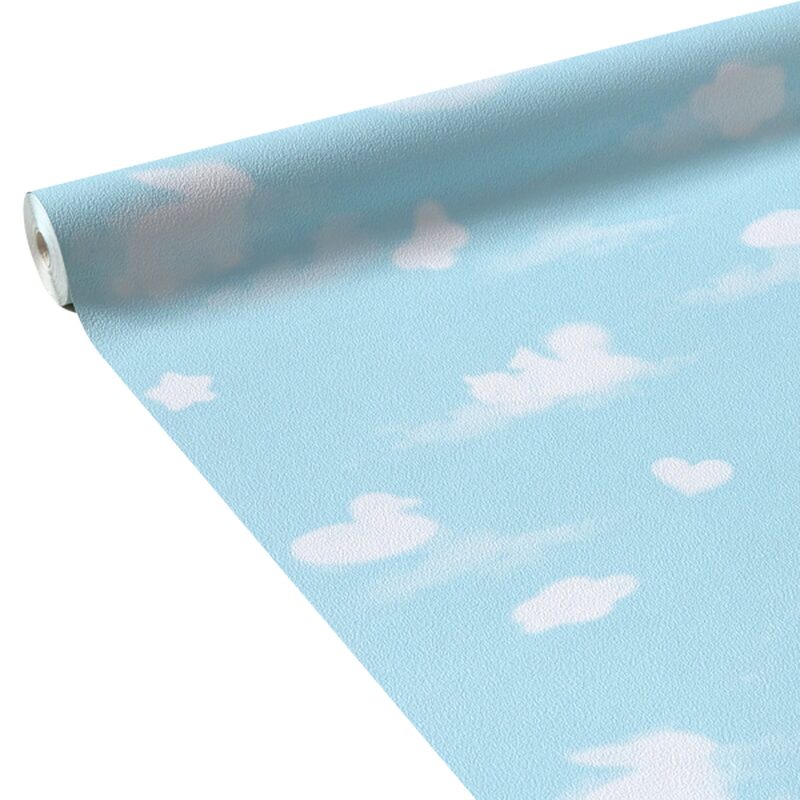 Papier peint IN THE SKY coloris bleu pastel