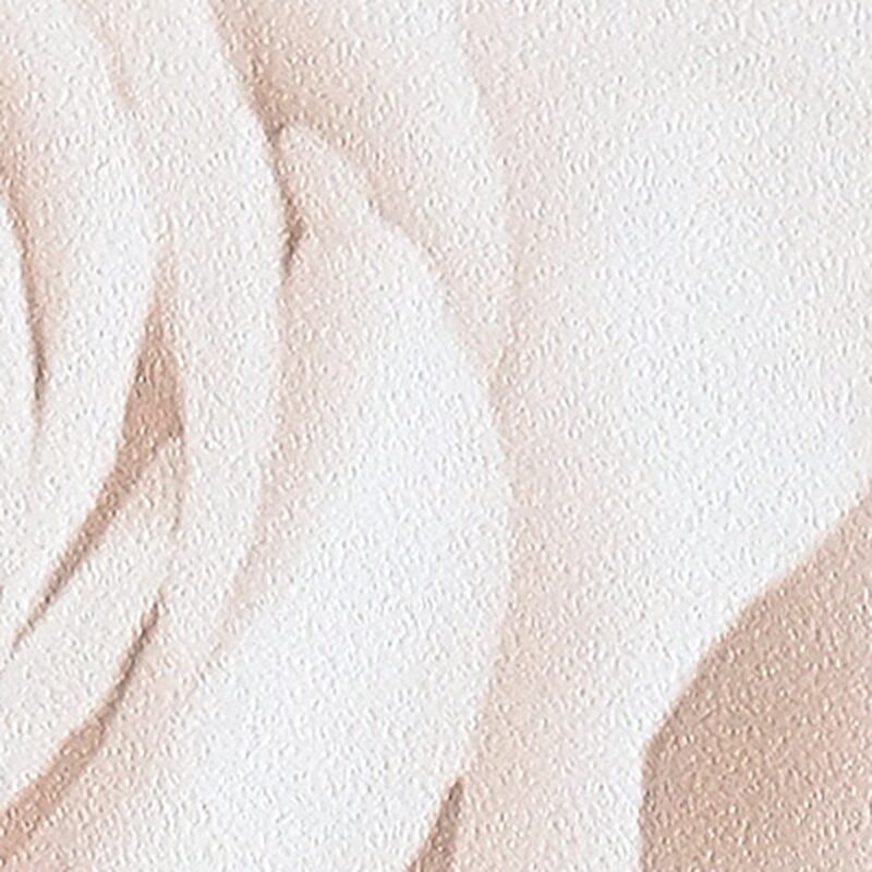 Papier peint LIT DE ROSES coloris rose tendre