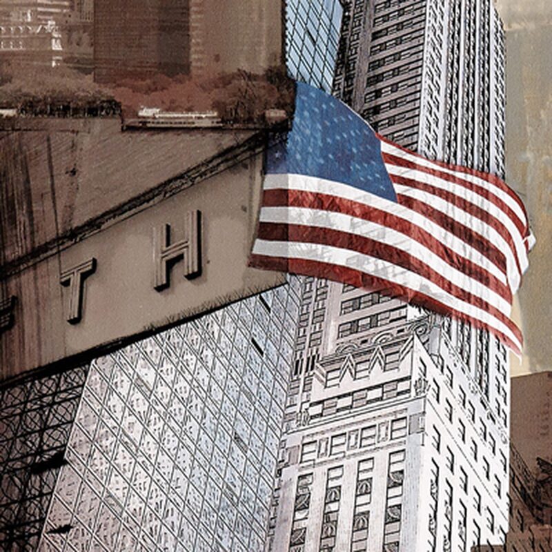 Papier peint NEW YORK LIBERTY coloris taupe