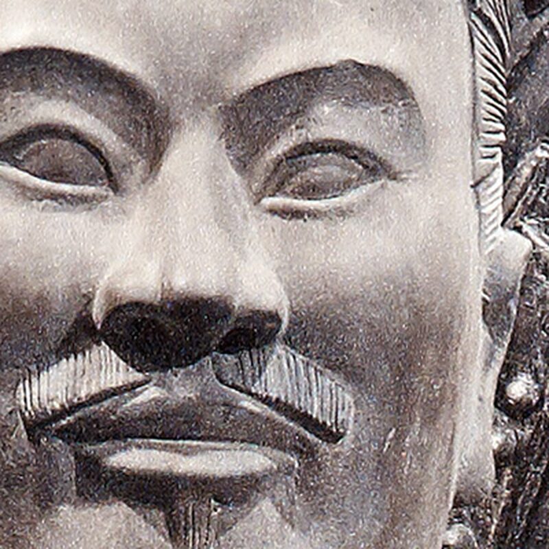 Papier peint intissé SOLDATS DE QIN coloris taupe
