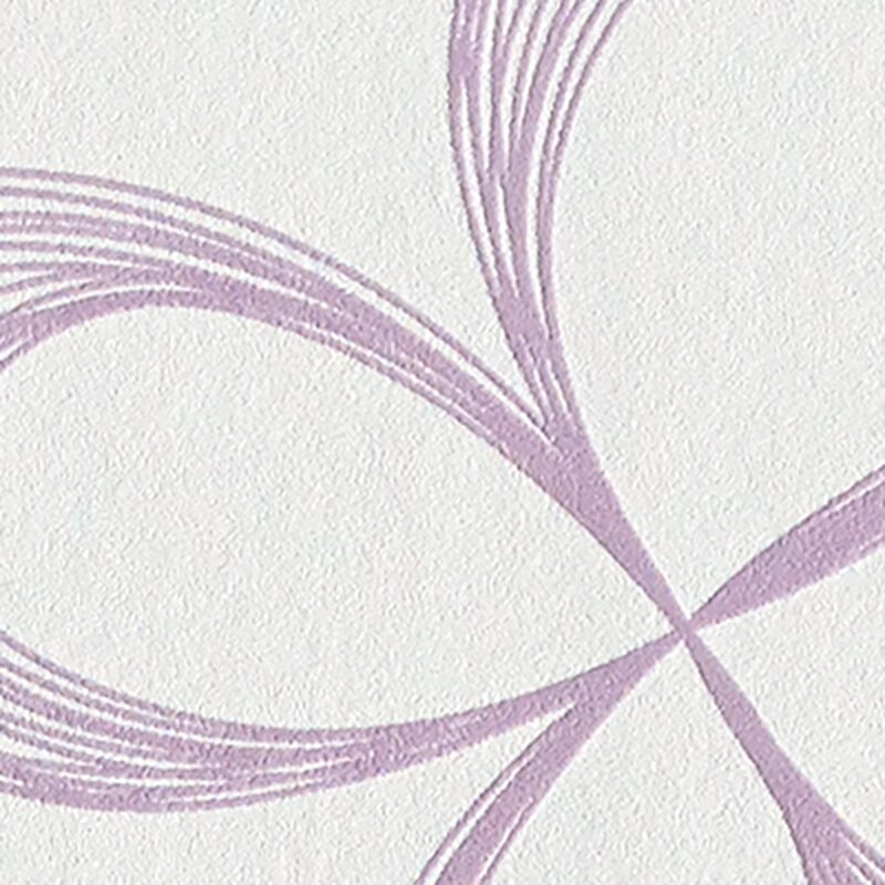 Papier peint vinyle FLEURIA coloris blanc