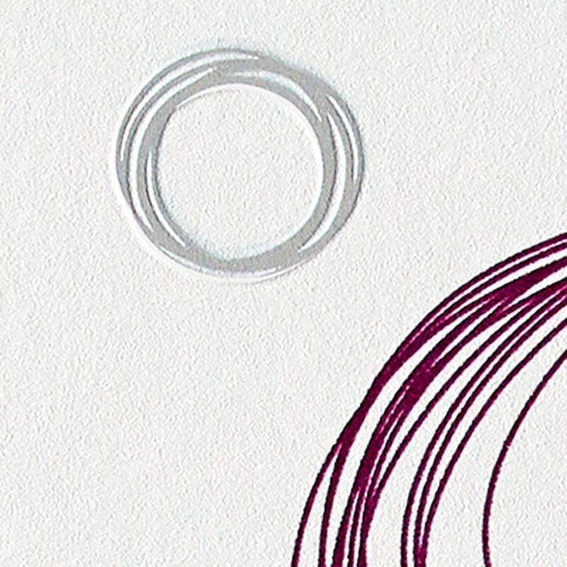 Papier peint vinyle FLEURIA coloris blanc