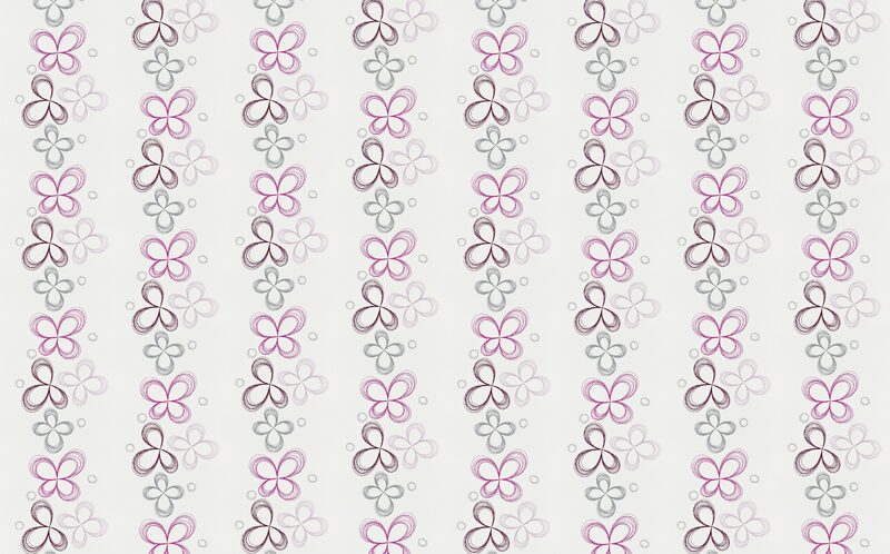 Papier peint vinyle FLEURIA coloris blanc